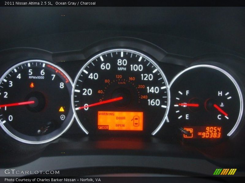 Ocean Gray / Charcoal 2011 Nissan Altima 2.5 SL