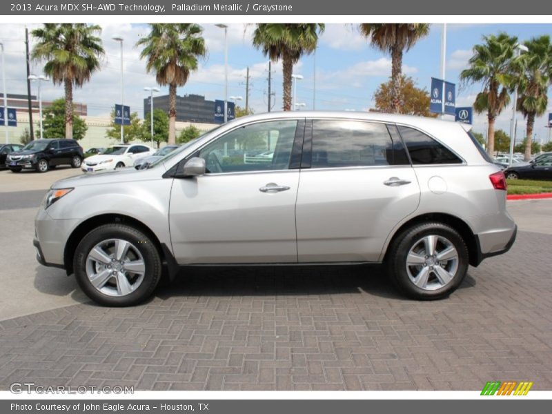Palladium Metallic / Graystone 2013 Acura MDX SH-AWD Technology