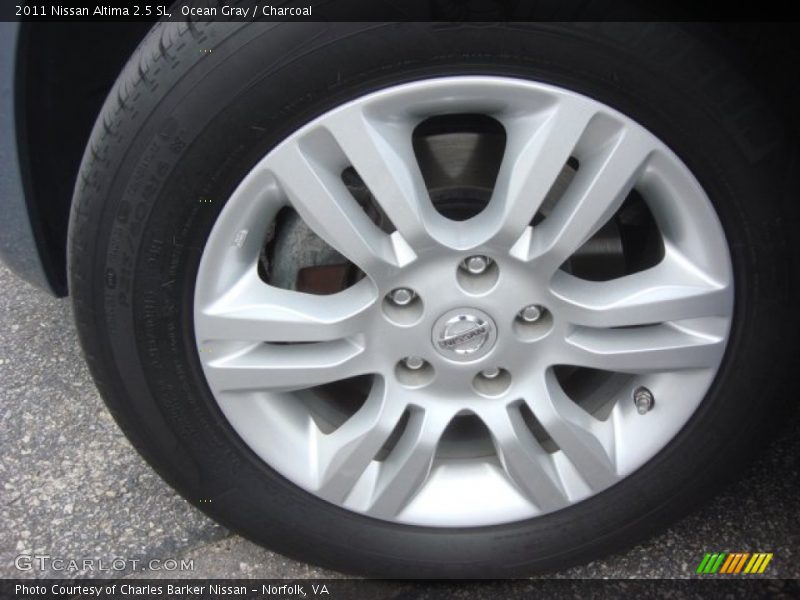 Ocean Gray / Charcoal 2011 Nissan Altima 2.5 SL
