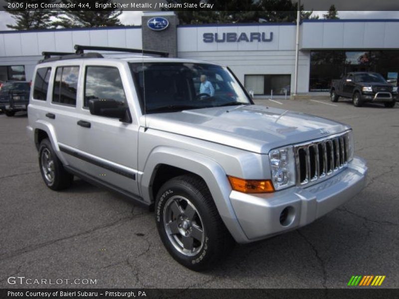 Bright Silver Metallic / Medium Slate Gray 2006 Jeep Commander 4x4