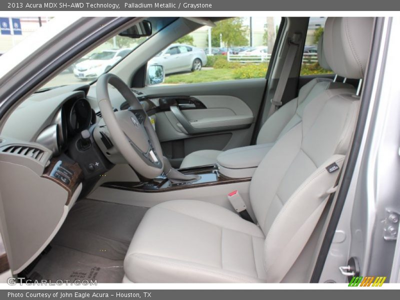 Front Seat of 2013 MDX SH-AWD Technology