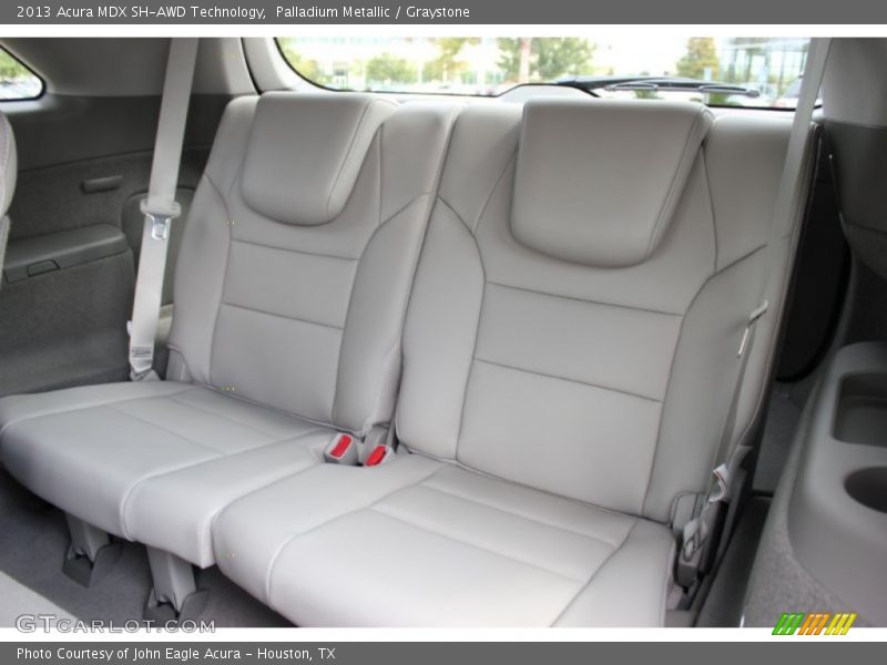 Rear Seat of 2013 MDX SH-AWD Technology