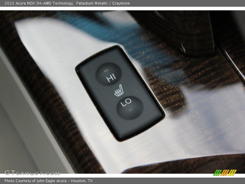 Controls of 2013 MDX SH-AWD Technology