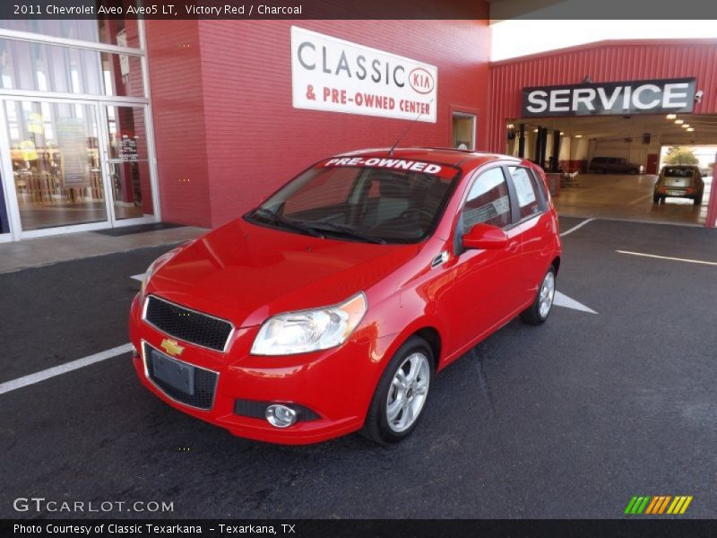 Victory Red / Charcoal 2011 Chevrolet Aveo Aveo5 LT
