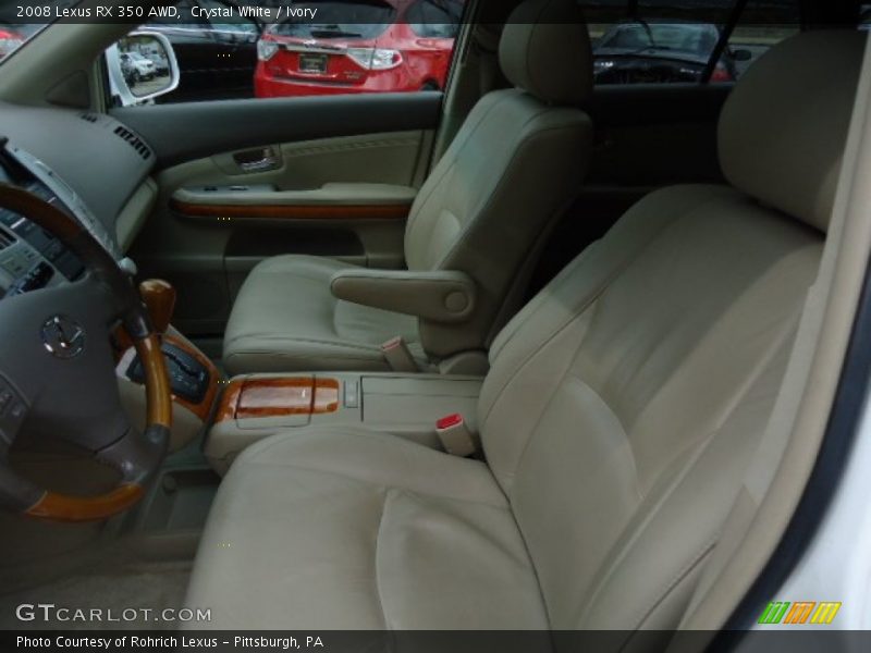 Crystal White / Ivory 2008 Lexus RX 350 AWD