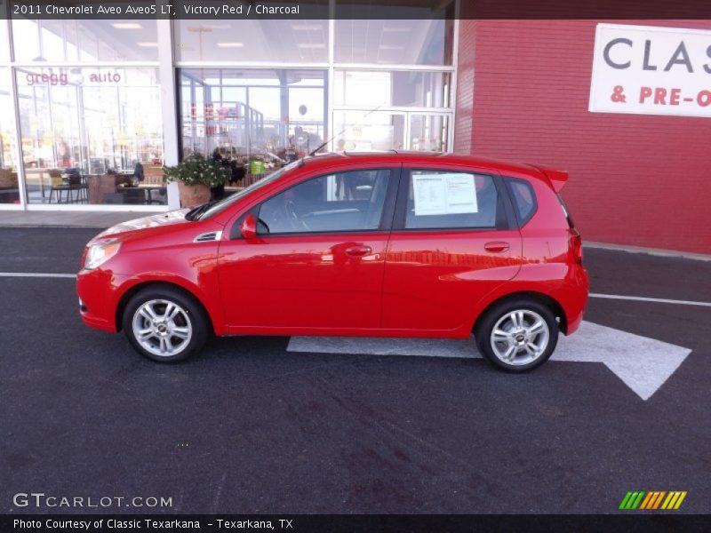 Victory Red / Charcoal 2011 Chevrolet Aveo Aveo5 LT