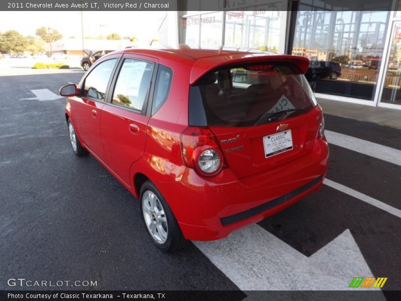 Victory Red / Charcoal 2011 Chevrolet Aveo Aveo5 LT