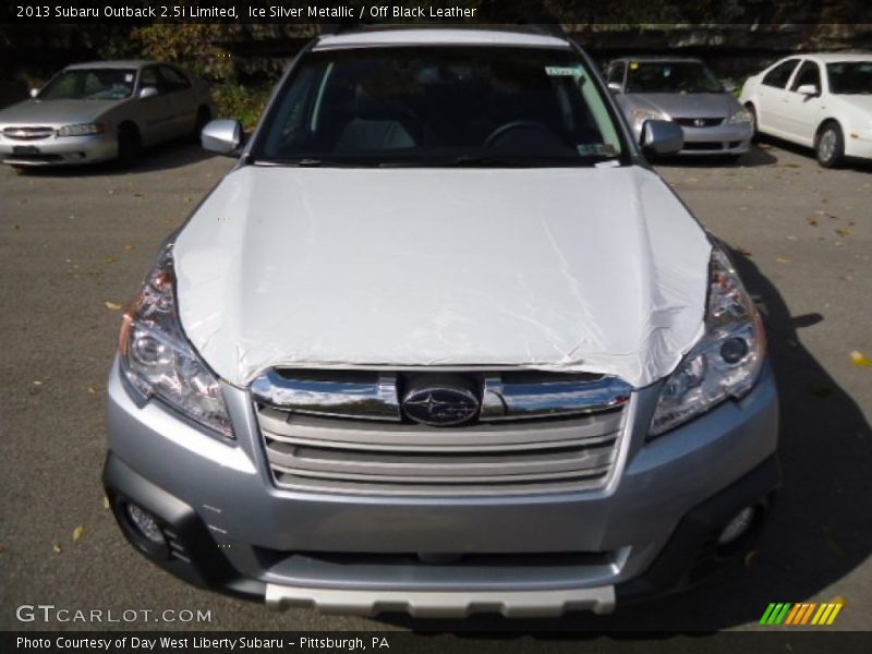 Ice Silver Metallic / Off Black Leather 2013 Subaru Outback 2.5i Limited