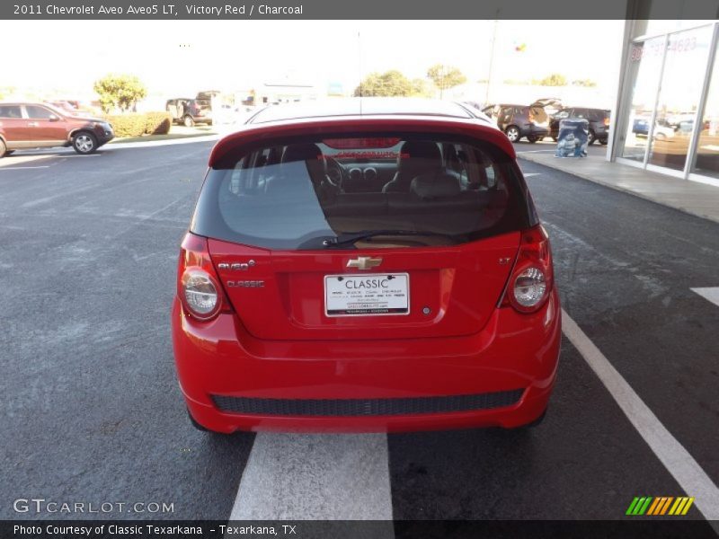 Victory Red / Charcoal 2011 Chevrolet Aveo Aveo5 LT