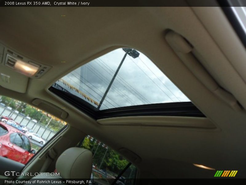 Crystal White / Ivory 2008 Lexus RX 350 AWD