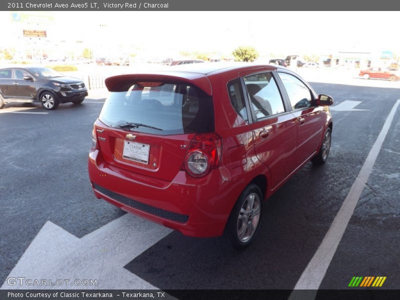 Victory Red / Charcoal 2011 Chevrolet Aveo Aveo5 LT