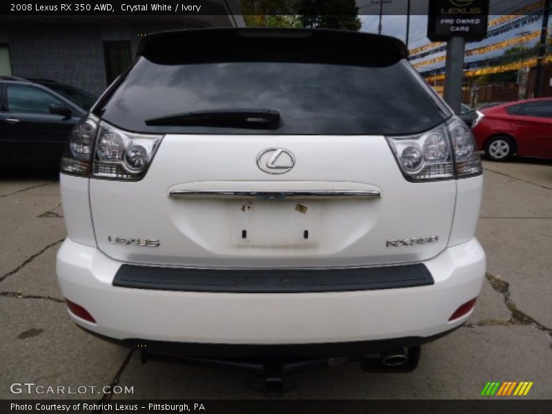 Crystal White / Ivory 2008 Lexus RX 350 AWD