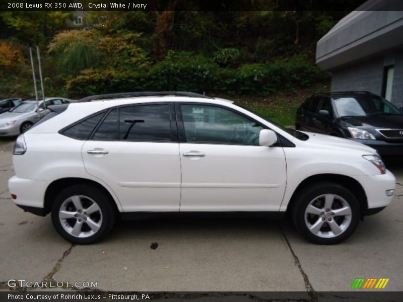 Crystal White / Ivory 2008 Lexus RX 350 AWD