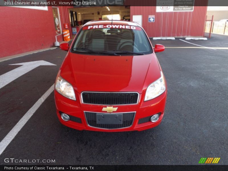 Victory Red / Charcoal 2011 Chevrolet Aveo Aveo5 LT