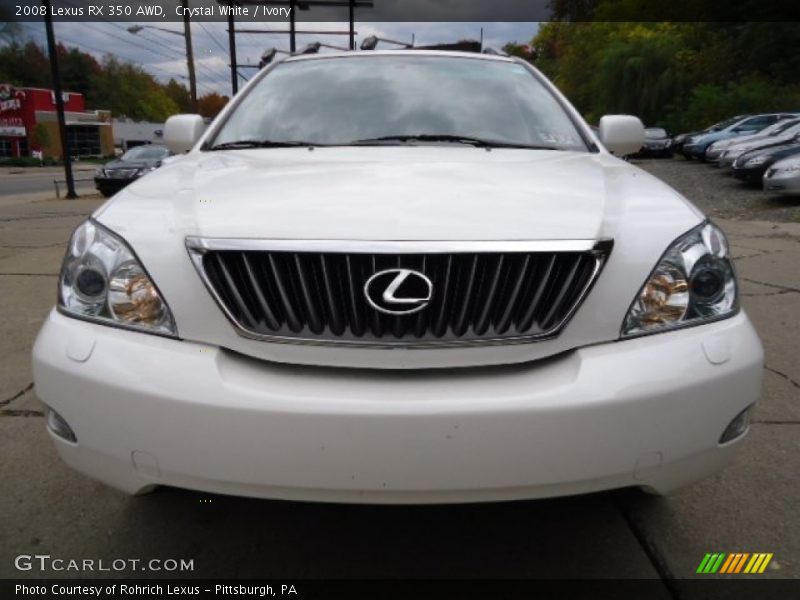 Crystal White / Ivory 2008 Lexus RX 350 AWD