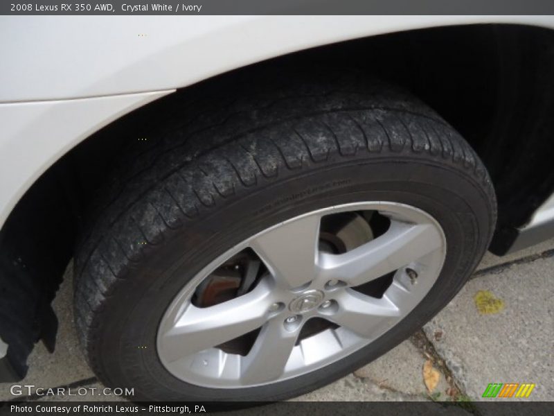 Crystal White / Ivory 2008 Lexus RX 350 AWD