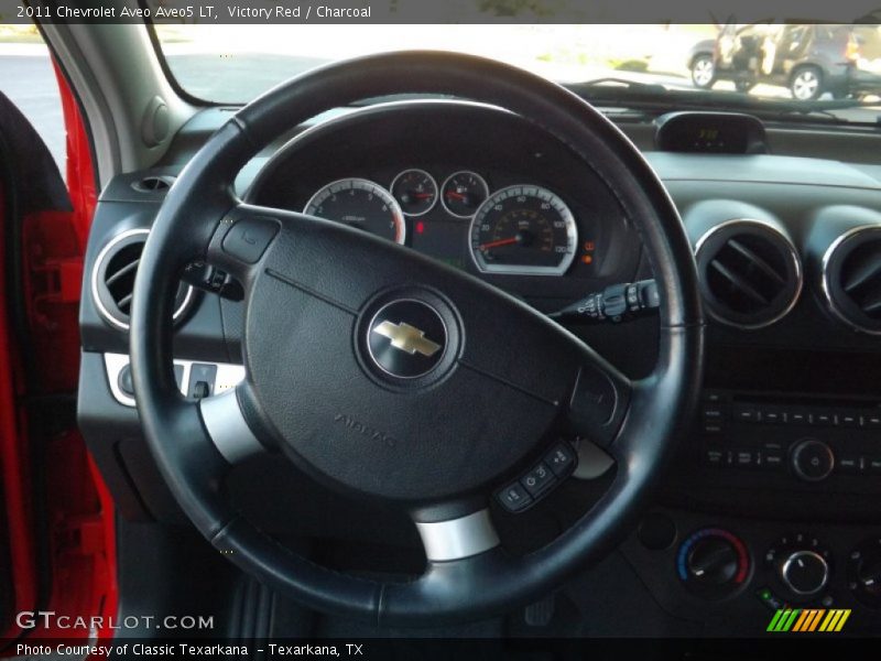Victory Red / Charcoal 2011 Chevrolet Aveo Aveo5 LT