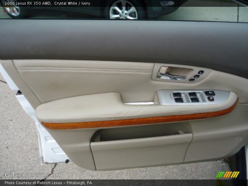 Crystal White / Ivory 2008 Lexus RX 350 AWD