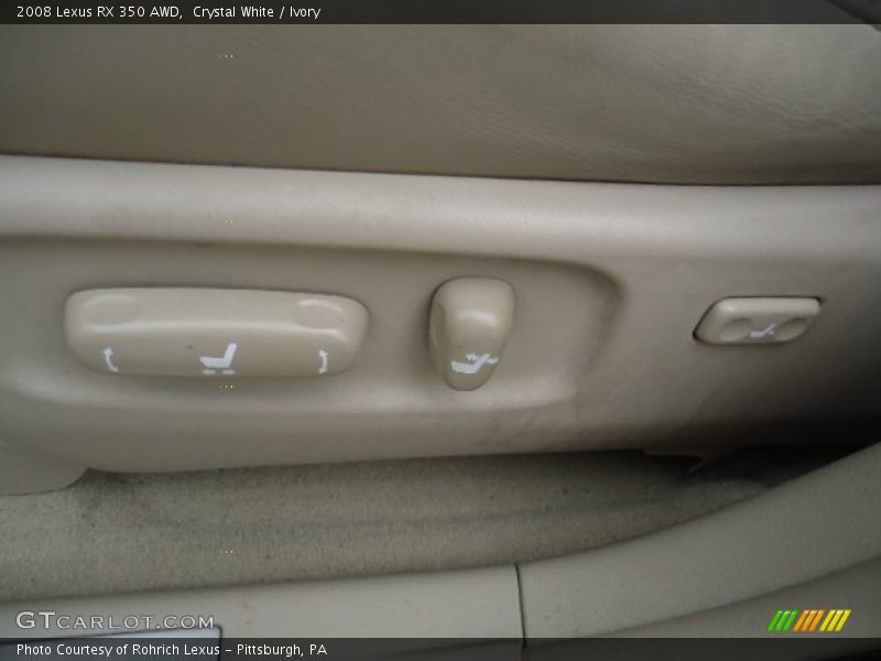 Crystal White / Ivory 2008 Lexus RX 350 AWD