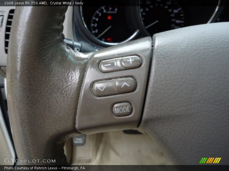 Crystal White / Ivory 2008 Lexus RX 350 AWD