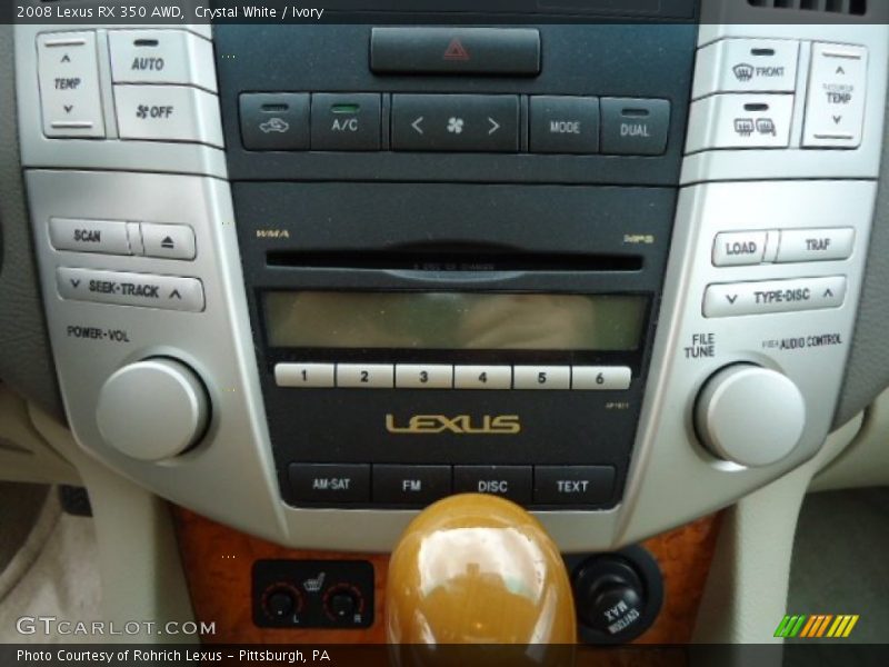 Crystal White / Ivory 2008 Lexus RX 350 AWD