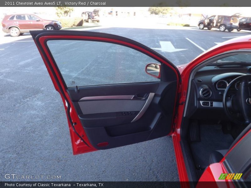 Victory Red / Charcoal 2011 Chevrolet Aveo Aveo5 LT