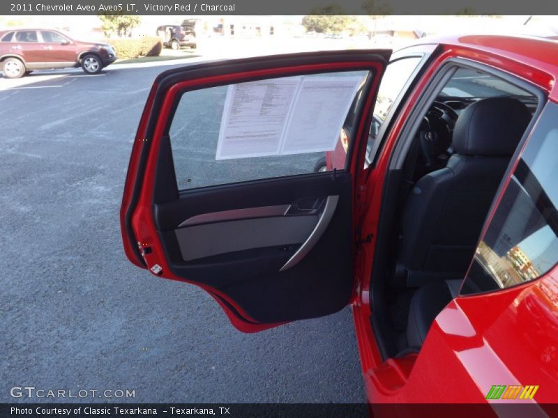 Victory Red / Charcoal 2011 Chevrolet Aveo Aveo5 LT