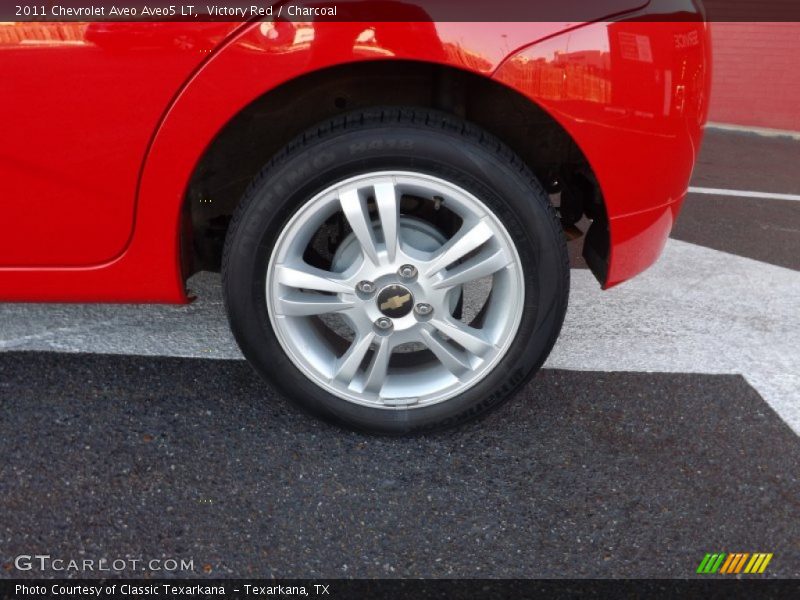 Victory Red / Charcoal 2011 Chevrolet Aveo Aveo5 LT