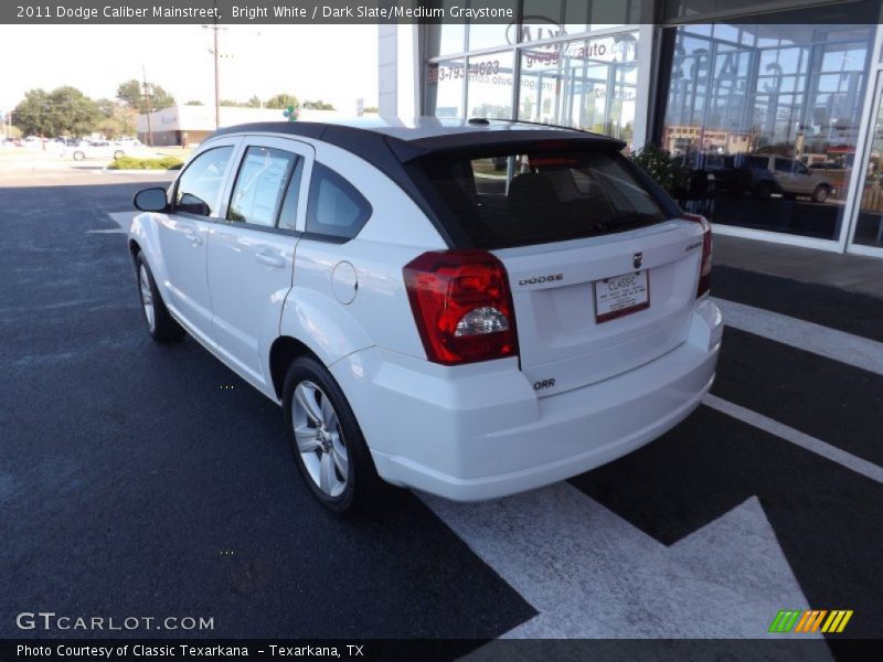 Bright White / Dark Slate/Medium Graystone 2011 Dodge Caliber Mainstreet