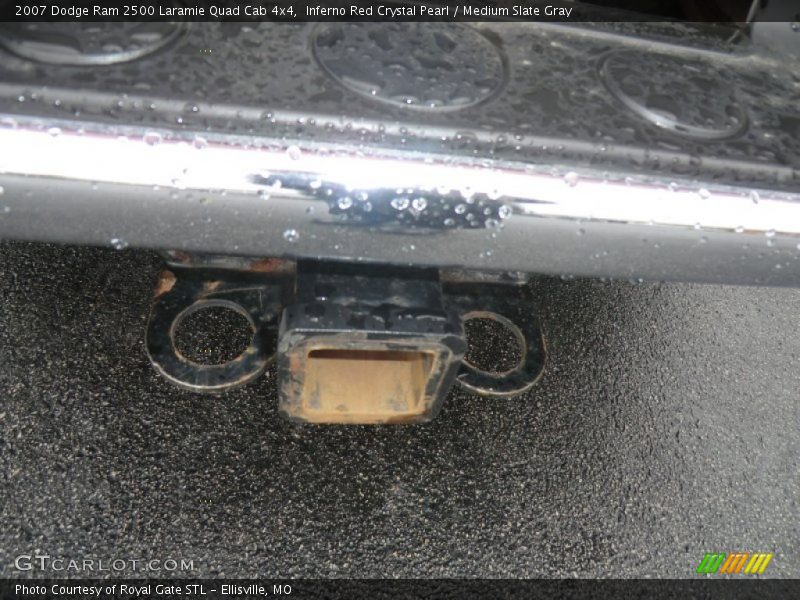 Inferno Red Crystal Pearl / Medium Slate Gray 2007 Dodge Ram 2500 Laramie Quad Cab 4x4
