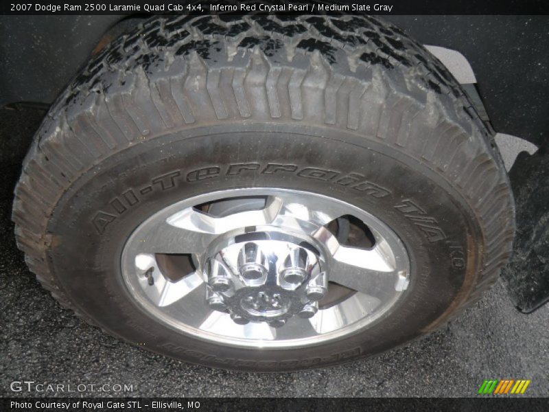 Inferno Red Crystal Pearl / Medium Slate Gray 2007 Dodge Ram 2500 Laramie Quad Cab 4x4
