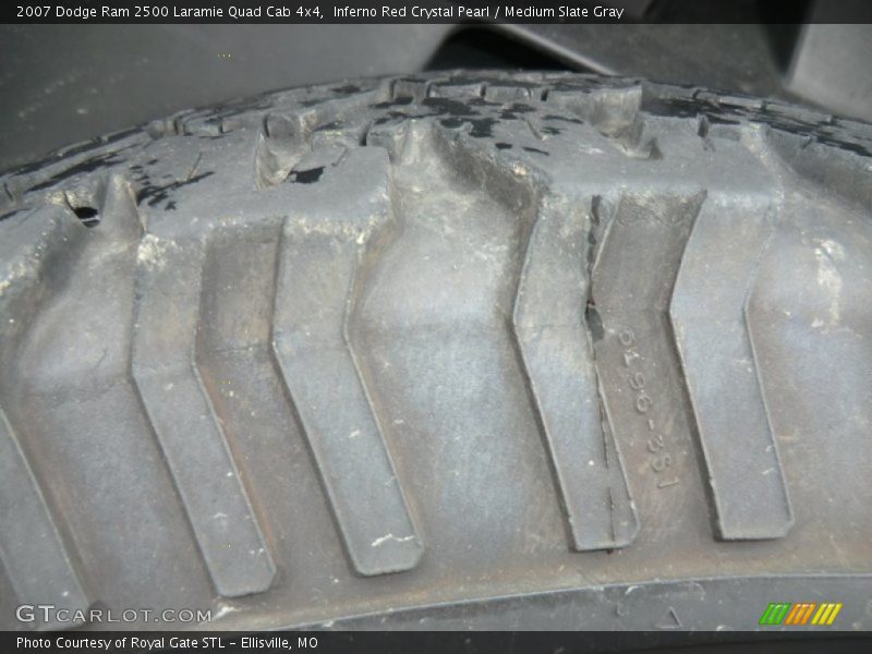 Inferno Red Crystal Pearl / Medium Slate Gray 2007 Dodge Ram 2500 Laramie Quad Cab 4x4