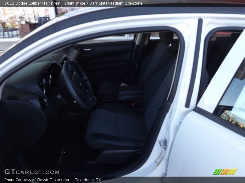 Bright White / Dark Slate/Medium Graystone 2011 Dodge Caliber Mainstreet