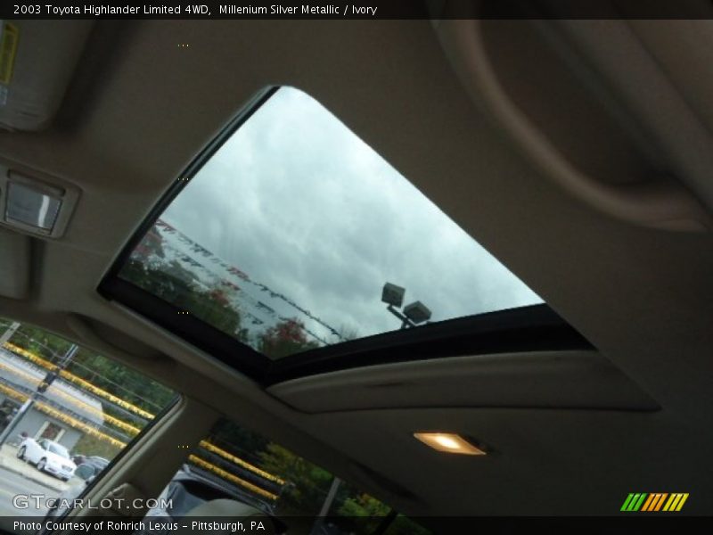 Millenium Silver Metallic / Ivory 2003 Toyota Highlander Limited 4WD
