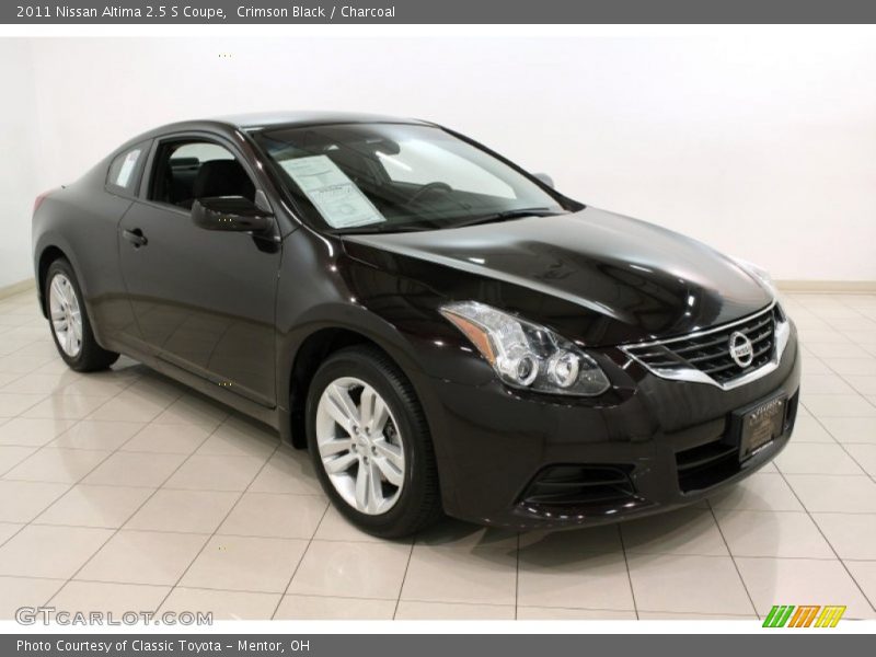 Crimson Black / Charcoal 2011 Nissan Altima 2.5 S Coupe