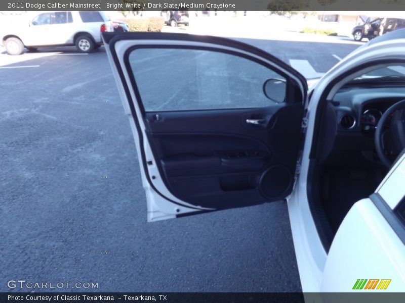 Bright White / Dark Slate/Medium Graystone 2011 Dodge Caliber Mainstreet