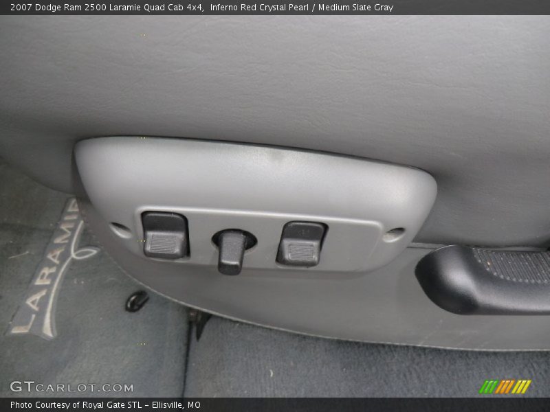 Inferno Red Crystal Pearl / Medium Slate Gray 2007 Dodge Ram 2500 Laramie Quad Cab 4x4