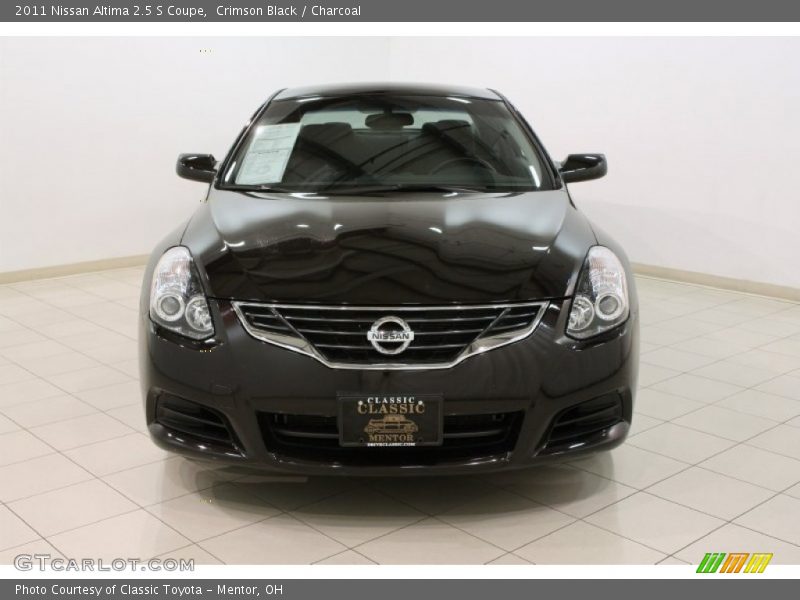 Crimson Black / Charcoal 2011 Nissan Altima 2.5 S Coupe