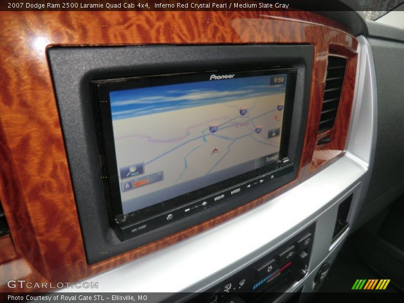 Inferno Red Crystal Pearl / Medium Slate Gray 2007 Dodge Ram 2500 Laramie Quad Cab 4x4