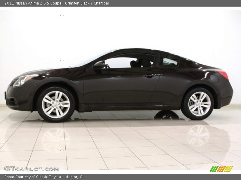 Crimson Black / Charcoal 2011 Nissan Altima 2.5 S Coupe