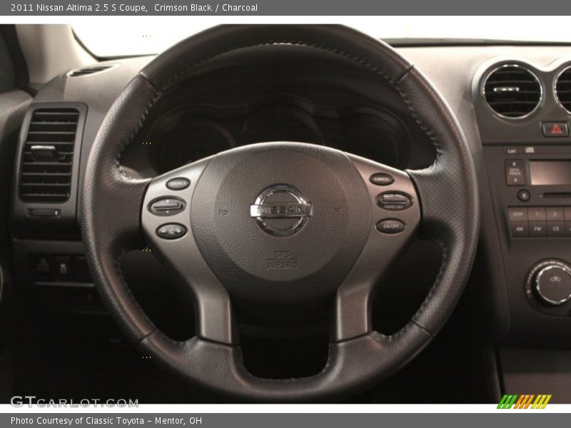 Crimson Black / Charcoal 2011 Nissan Altima 2.5 S Coupe