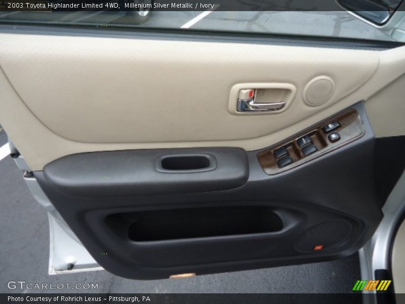 Millenium Silver Metallic / Ivory 2003 Toyota Highlander Limited 4WD