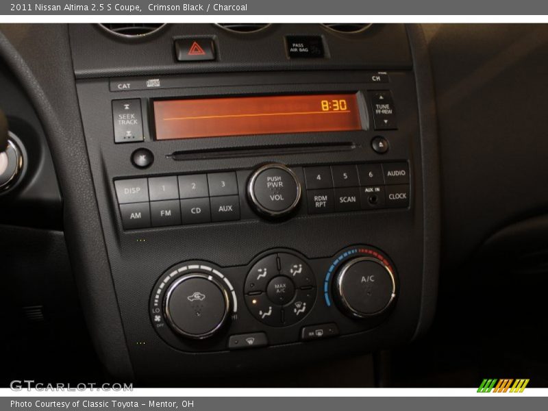 Crimson Black / Charcoal 2011 Nissan Altima 2.5 S Coupe