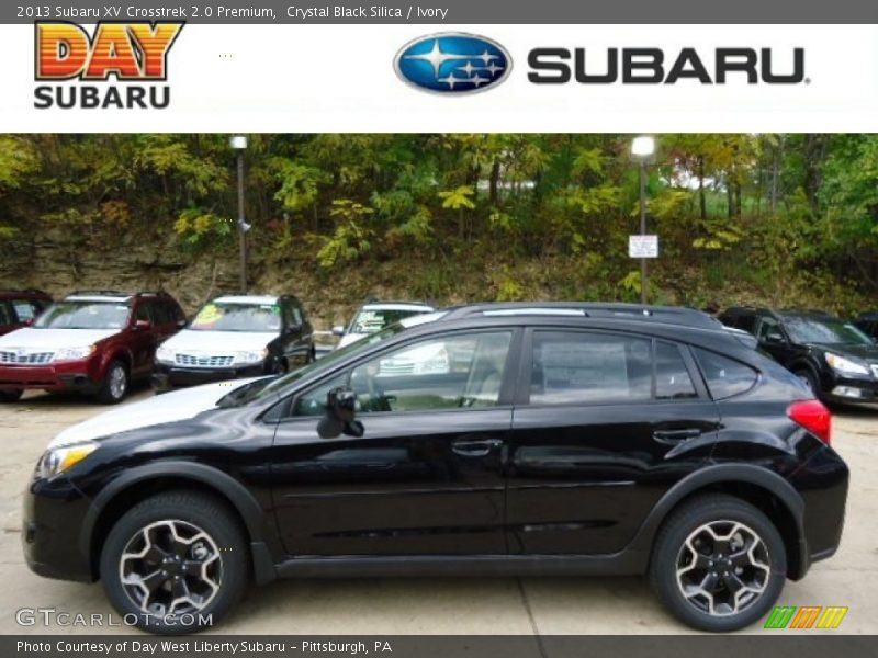 Crystal Black Silica / Ivory 2013 Subaru XV Crosstrek 2.0 Premium