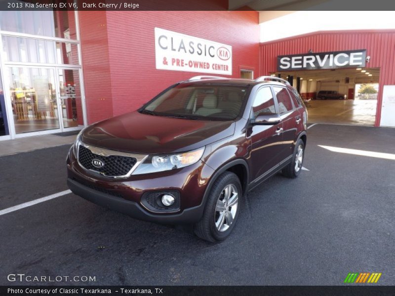 Dark Cherry / Beige 2013 Kia Sorento EX V6