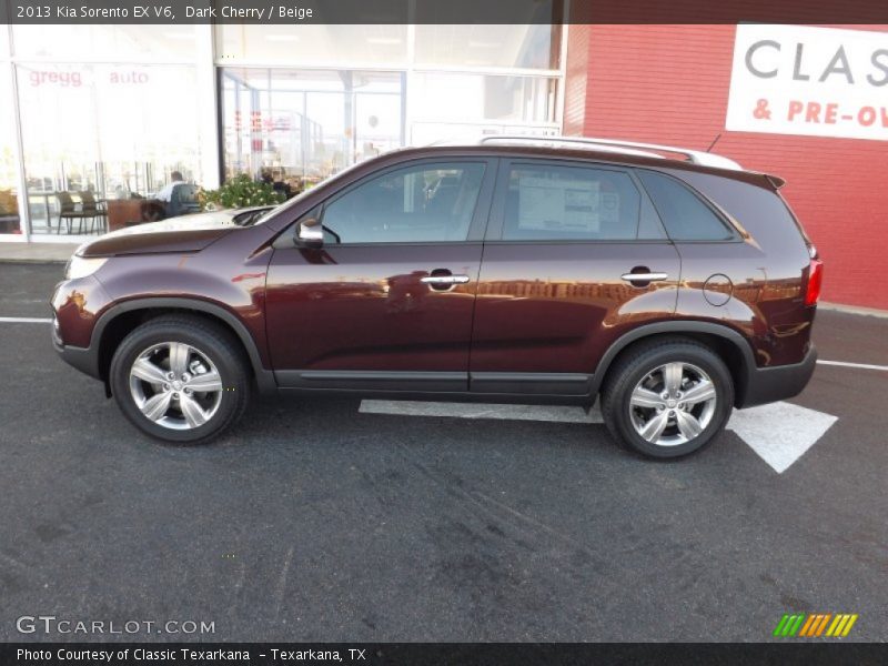 Dark Cherry / Beige 2013 Kia Sorento EX V6
