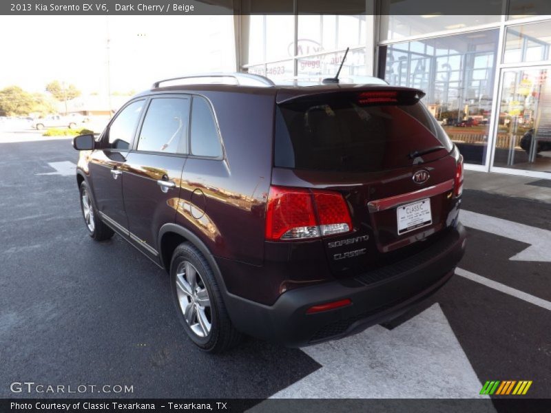 Dark Cherry / Beige 2013 Kia Sorento EX V6