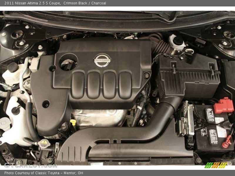 Crimson Black / Charcoal 2011 Nissan Altima 2.5 S Coupe