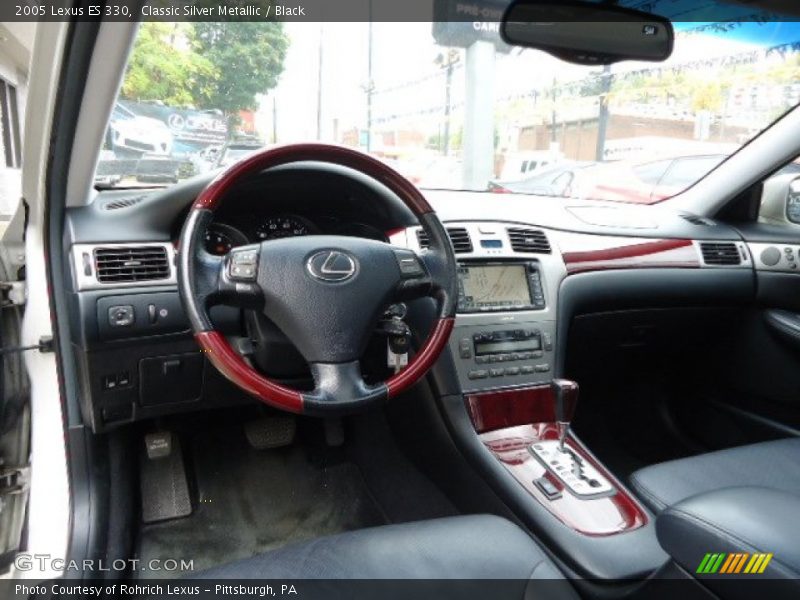 Classic Silver Metallic / Black 2005 Lexus ES 330