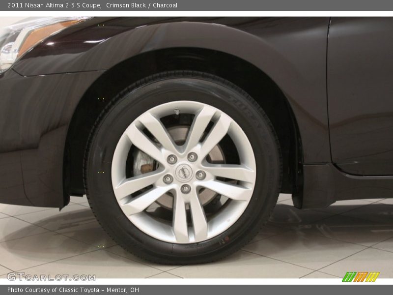 Crimson Black / Charcoal 2011 Nissan Altima 2.5 S Coupe